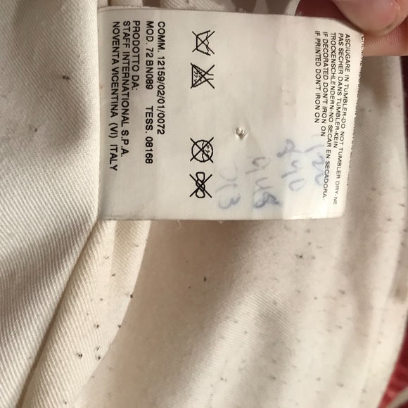 DSquared2 Red Leather Biker Jacket Size 40 / XS - Picture 5 of 8